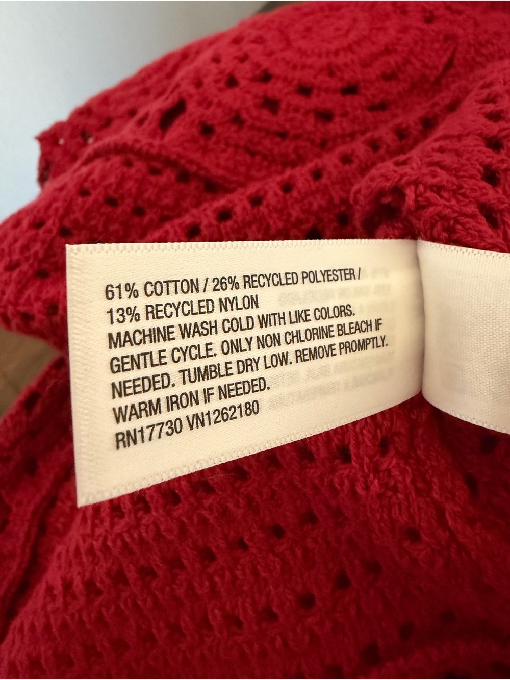 Universal Thread Red Knit Top - Picture 4 of 4